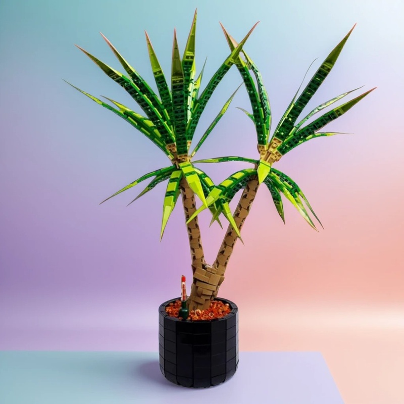Dracaena Marginata - 1961PCS MOC Medieval Castle Dracaena Marginata