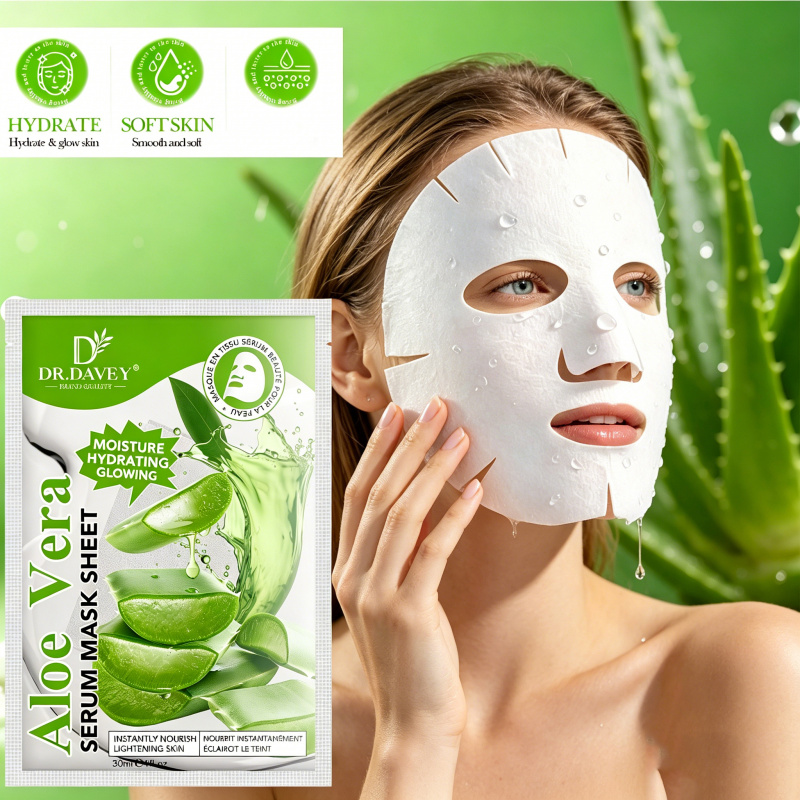 Aloe Vera Serum Facial Mask Sh - Aloe Vera Pot ulasan dan harga