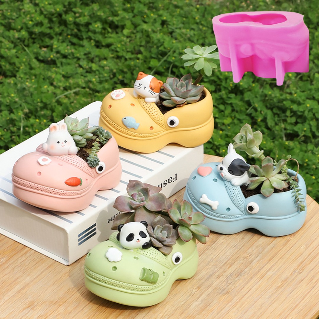 3D Animal Slippers Succulent P - Echeveria Succulent ulasan dan harga