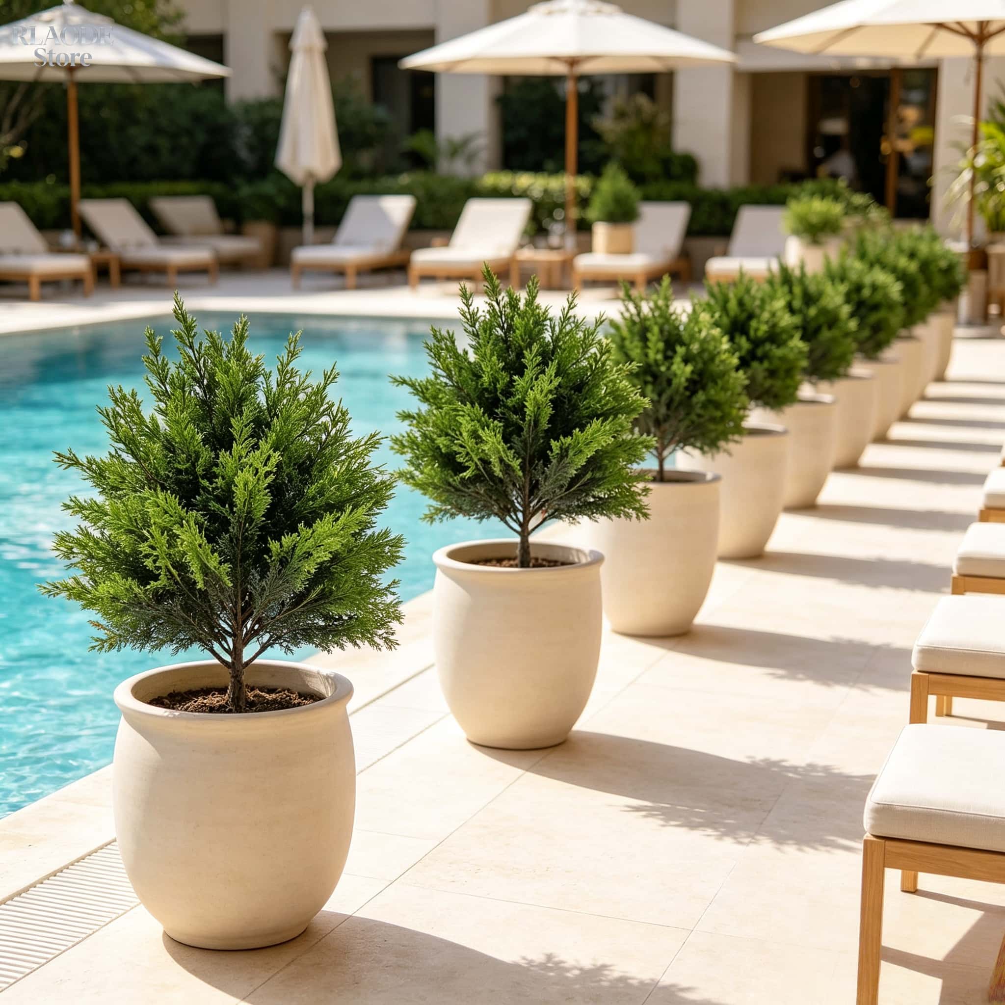 2pcs Outdoor Artificial Greene - Dracaena Marginata ulasan dan harga