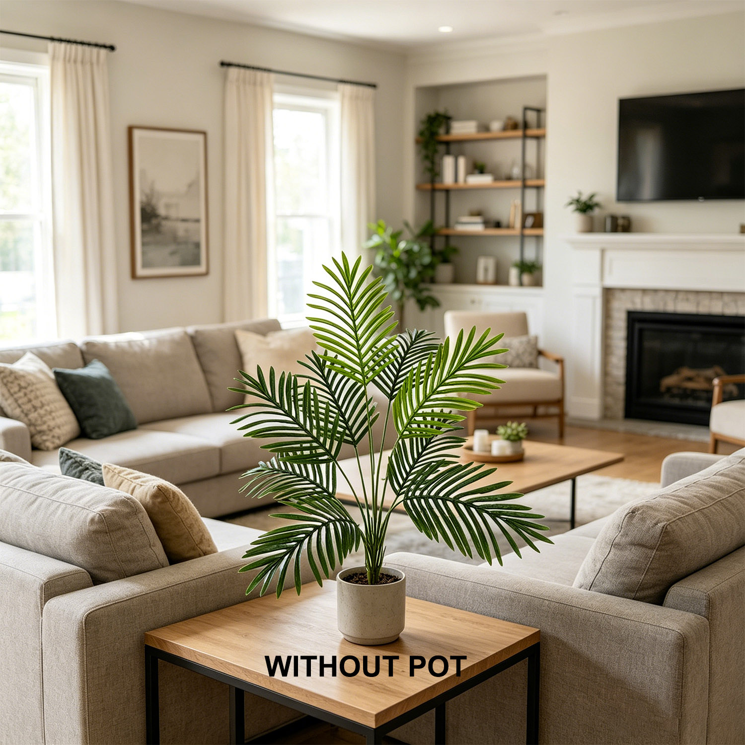 65-125CM Artificial Palm Plant - Dracaena Marginata ulasan dan harga