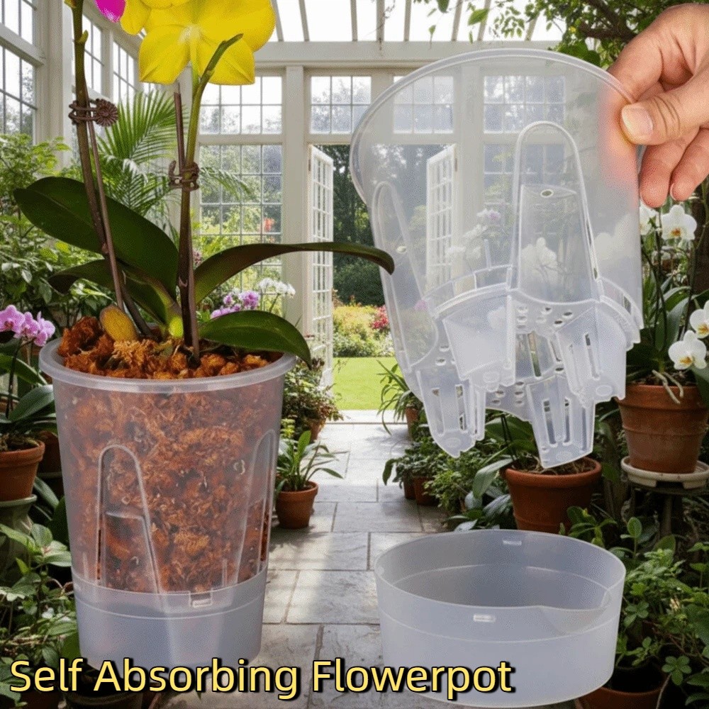 Plastic Self Absorbing Flowerp - Aloe Vera Pot ulasan dan harga
