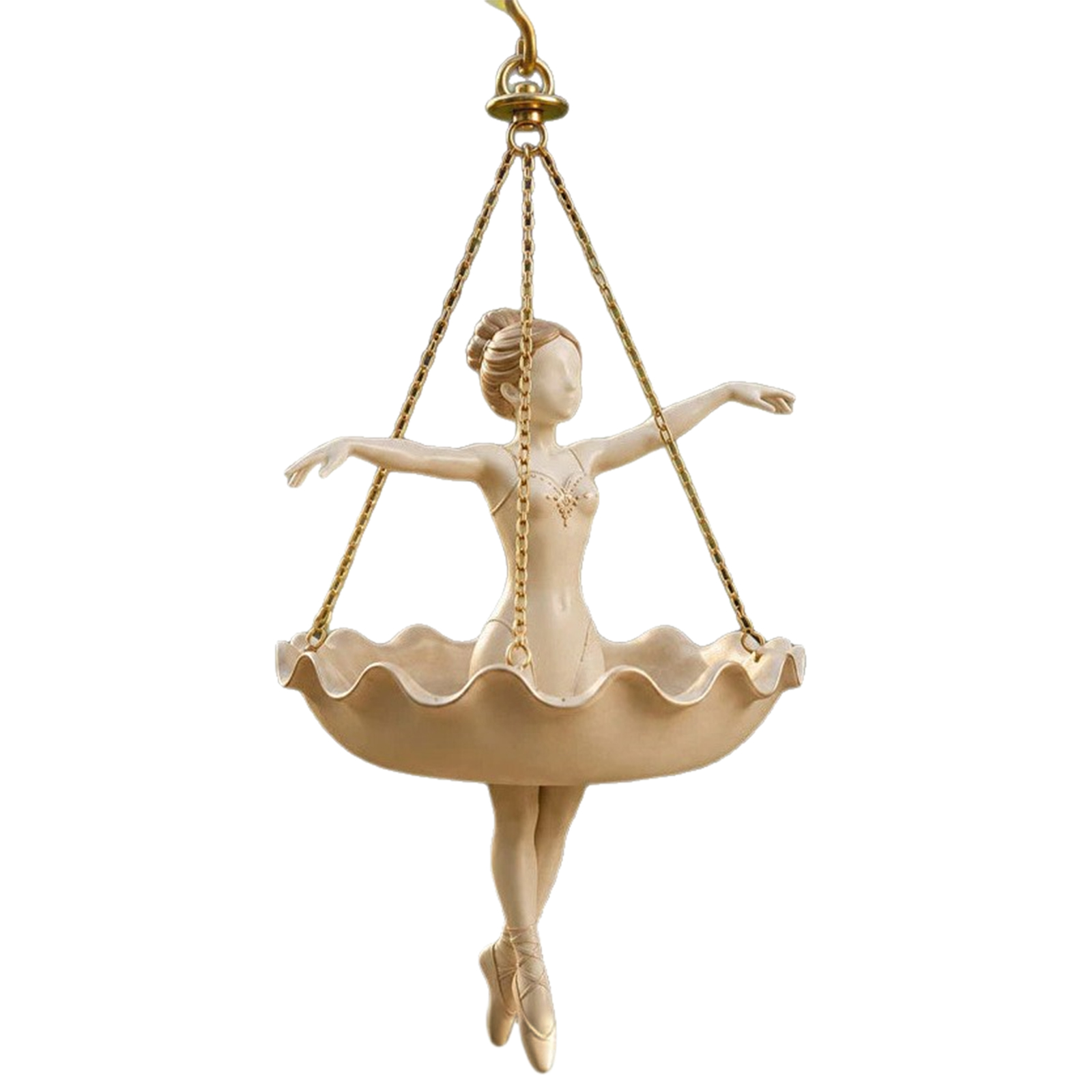 Ballet Dancer Resin Flower Hol - Spider Plant Hanging ulasan dan harga