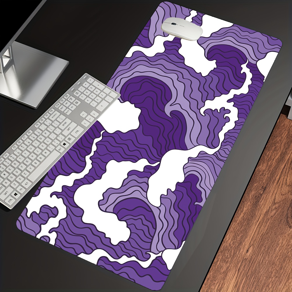 Purple and White Waves Art Des - Tradescantia Purple ulasan dan harga