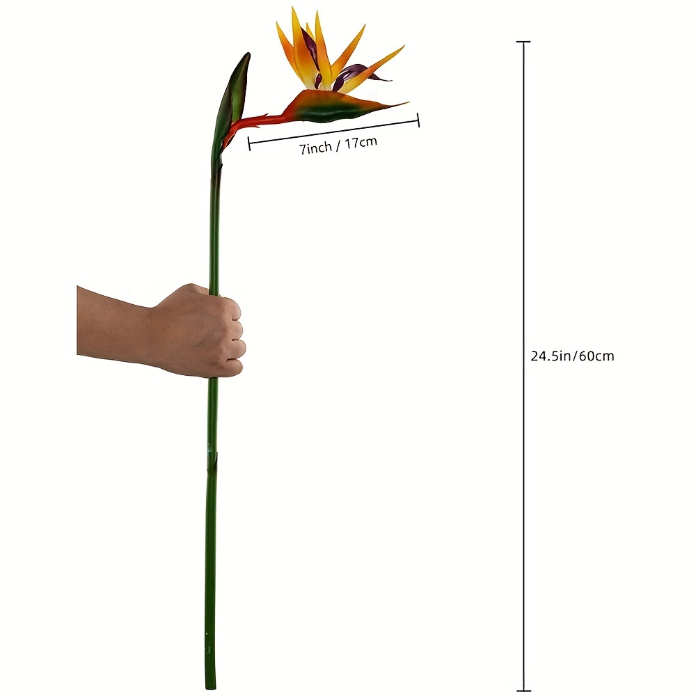 3pcs Artificial Bird Of Paradi - Bird Paradise Strelitzia ulasan dan harga