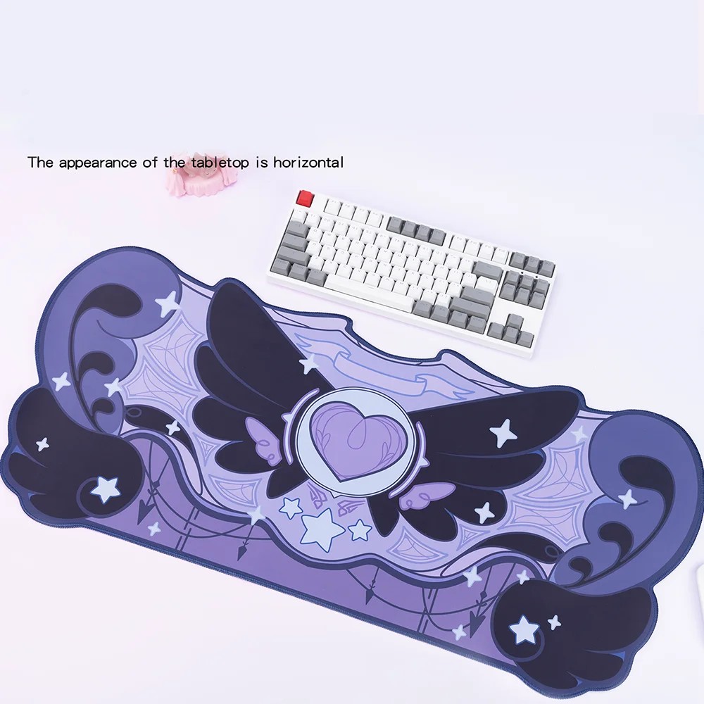 VIKAMA Mouse Pad Desk Mat Irre - Tradescantia Purple ulasan dan harga